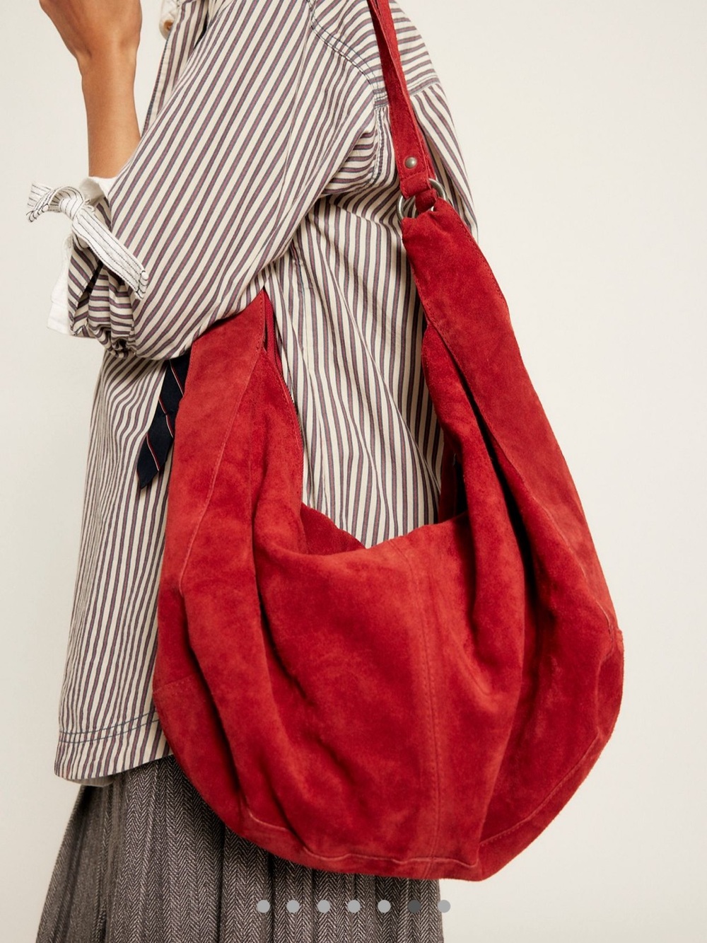 Free people suede tote - Picture 2 of 7
